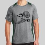 Heather Colorblock Contender ™ Tee Thumbnail