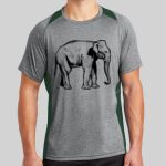 Heather Colorblock Contender ™ Tee Thumbnail