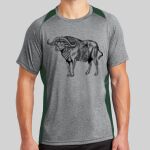 Heather Colorblock Contender ™ Tee Thumbnail