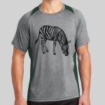 Heather Colorblock Contender ™ Tee Thumbnail