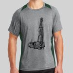 Heather Colorblock Contender ™ Tee Thumbnail