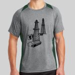 Heather Colorblock Contender ™ Tee Thumbnail