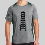 Heather Colorblock Contender ™ Tee Thumbnail