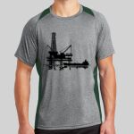 Heather Colorblock Contender ™ Tee Thumbnail