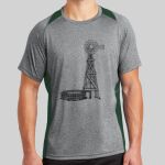 Heather Colorblock Contender ™ Tee Thumbnail