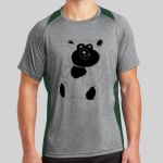 Heather Colorblock Contender ™ Tee Thumbnail