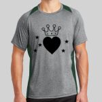 Heather Colorblock Contender ™ Tee Thumbnail