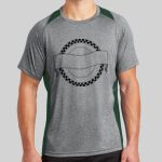 Heather Colorblock Contender ™ Tee Thumbnail