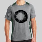 Heather Colorblock Contender ™ Tee Thumbnail