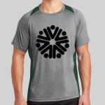 Heather Colorblock Contender ™ Tee Thumbnail