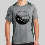 Heather Colorblock Contender ™ Tee Thumbnail