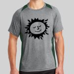 Heather Colorblock Contender ™ Tee Thumbnail