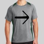 Heather Colorblock Contender ™ Tee Thumbnail