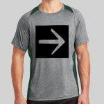 Heather Colorblock Contender ™ Tee Thumbnail