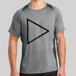 Heather Colorblock Contender ™ Tee Thumbnail