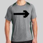 Heather Colorblock Contender ™ Tee Thumbnail