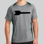 Heather Colorblock Contender ™ Tee Thumbnail