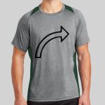 Heather Colorblock Contender ™ Tee Thumbnail