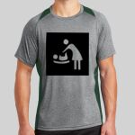 Heather Colorblock Contender ™ Tee Thumbnail