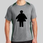 Heather Colorblock Contender ™ Tee Thumbnail