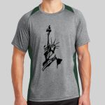 Heather Colorblock Contender ™ Tee Thumbnail