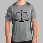 Heather Colorblock Contender ™ Tee Thumbnail