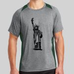 Heather Colorblock Contender ™ Tee Thumbnail