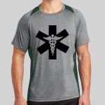 Heather Colorblock Contender ™ Tee Thumbnail