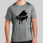 Heather Colorblock Contender ™ Tee Thumbnail