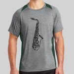 Heather Colorblock Contender ™ Tee Thumbnail