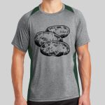 Heather Colorblock Contender ™ Tee Thumbnail