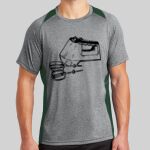 Heather Colorblock Contender ™ Tee Thumbnail