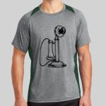 Heather Colorblock Contender ™ Tee Thumbnail