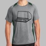 Heather Colorblock Contender ™ Tee Thumbnail