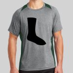 Heather Colorblock Contender ™ Tee Thumbnail