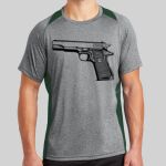 Heather Colorblock Contender ™ Tee Thumbnail