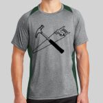 Heather Colorblock Contender ™ Tee Thumbnail