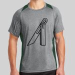 Heather Colorblock Contender ™ Tee Thumbnail