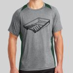 Heather Colorblock Contender ™ Tee Thumbnail