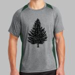 Heather Colorblock Contender ™ Tee Thumbnail
