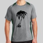 Heather Colorblock Contender ™ Tee Thumbnail