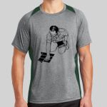 Heather Colorblock Contender ™ Tee Thumbnail