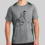 Heather Colorblock Contender ™ Tee Thumbnail