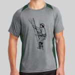 Heather Colorblock Contender ™ Tee Thumbnail