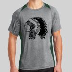 Heather Colorblock Contender ™ Tee Thumbnail