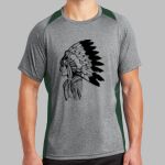 Heather Colorblock Contender ™ Tee Thumbnail