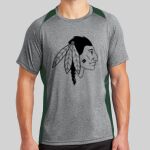 Heather Colorblock Contender ™ Tee Thumbnail