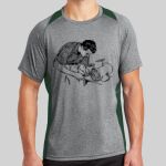 Heather Colorblock Contender ™ Tee Thumbnail