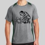 Heather Colorblock Contender ™ Tee Thumbnail