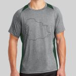 Heather Colorblock Contender ™ Tee Thumbnail